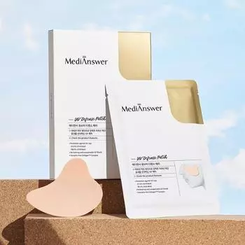 MediAnswer Патч защиты от ультрафиолета (4 листа), корейский солнцезащитный крем