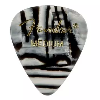 Медиатор Fender Pick 351 SHAPE GRAPHIC 1980351202 СРЕДНИЙ, ЗЕБРА(12 УПАКОВКА)