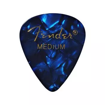 Медиатор Fender Pick 351 SHAPE PREMIUM PICKS СИНИЙ СРЕДНИЙ, МОТО(12 УПАКОВКА)