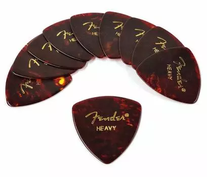 Медиатор Fender x 10 Треугольный HEAVY-SHELL