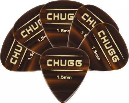 Медиаторы Fender 351 Chugg™, 6 шт. в упаковке
