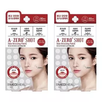 [MEDIHEAL] [1+1] A-Zero Skin Trouble Dressing Spot Patch 80P 2type Acne Patch Pimple Patch Skin + Skin