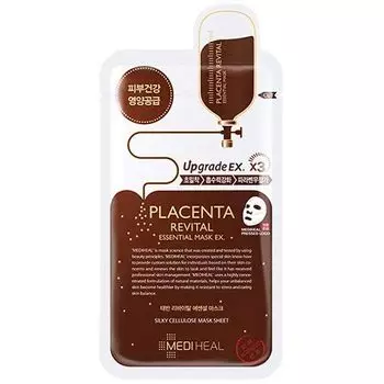 Mediheal Mediheal Placenta Revital Essential Mask REX Skin Supply Upgrade Mediheal Placenta Revital Essential Mask 20 [Корейская косметика]