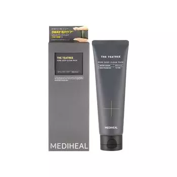 MEDIHEAL The Tea Tree Pore Deep Clean Pack 100 г [Оригинальный продукт] Смываемая маска/умывание лица/пилинг