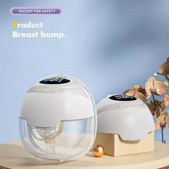 Medile Носимая электрическая молокоотсос Hand-free Невидимый многофункциональный портативный молокоотсос Товары для матерей и младенцев белый