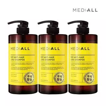 Mediol Scalp Cleansing Hair Loss Relief Функциональный шампунь с древесным ароматом 800 мл 3 шт.