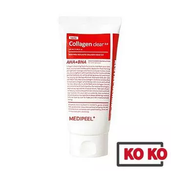 [Medipeel] Red Lacto Collagen Clear 2.0 Пенка для умывания упругой кожи 120 мл 120ml x 1