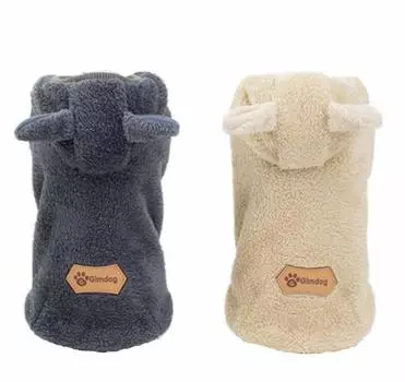 MEEWIN Cute Dog Winter Dog Pet Small Medium Rabbit Hood темно-серый S [модель осень/зима] Одежда, Одежда, Одежда, Пушистый, Собаки, Собаки, Форма, В комплекте,