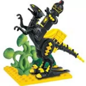 Mega Bloks Abaranger Abare Черный Черный Раптор &