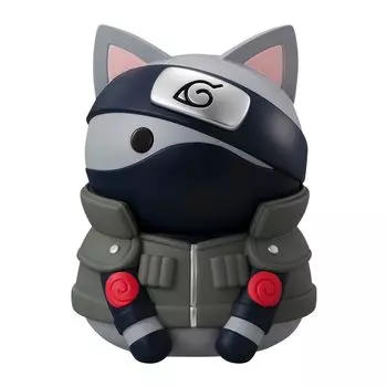MEGA CAT PROJECT NARUTO Nyanto и Big Series REBOOT Какаши Хатаке 100 мм ПВХ окрашенная готовая фигурка Няруто! (4) ок.