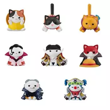 MEGA CAT PROJECT One Piece Nyan Piece Луффи и война на высшем уровне 30 мм ПВХ окрашенная готовая фигурка Нян! (BOX) Прибл.