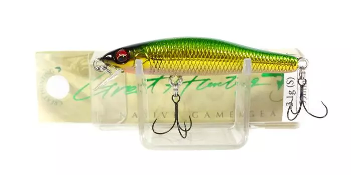 Megabass GH55 Heavy Duty 3,1 грамма Тонущая приманка M Lime Gold (7281)