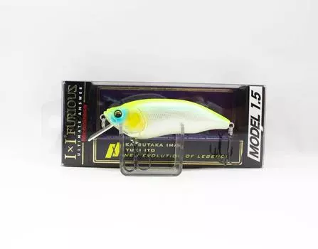 Megabass I X I Furious 1.5 64mm 1/4oz Floating Lure IK Strong Chart (2413)