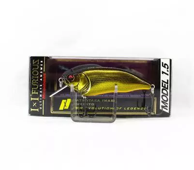 Megabass I X I Furious 1.5 64 mm 1/4 oz Floating Lure Imae Gold (2406)