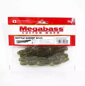Megabass Мягкая Приманка Бутылка Креветки 3 Дюйма Светлый Арбуз (8560)