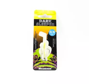 Megabass Soft Lure Dark Sleeper 2,4 дюйма, 3/8 унции Shirauo (2406)