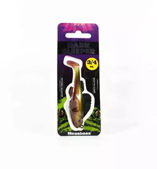 Megabass Soft Lure Dark Sleeper 3 дюйма 3/4 унции Dark Shad (1233)