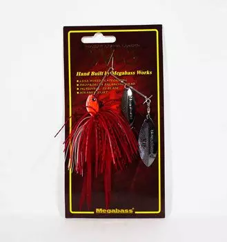 Megabass Spinner Bait SV 3 3/8 унции DW огненно-красный (3462)