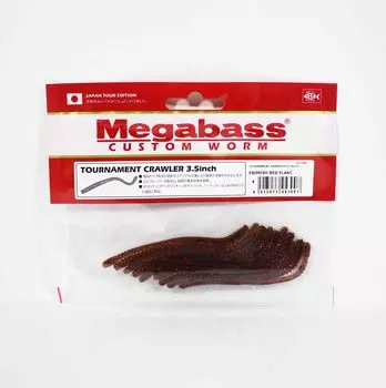 Megabass Tournament Crawler 3,5-дюймовая мягкая приманка Ebimiso Red F (3007)