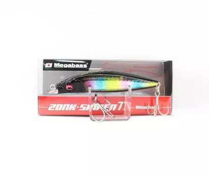 Megabass Zonk Sinpen 77 Sinking Lure GG Black Rainbow (3146)