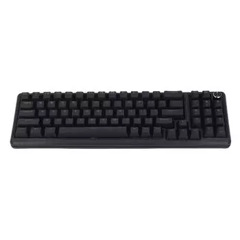 Механическая игровая клавиатура 78 клавиш с RGB-подсветкой, синие переключатели, проводная USB механическая клавиатура с чёрный