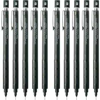 Механический карандаш Pentel Graph 1000 Four Pro 10 шт. PG1005 Черный 0,5 мм Multi*,