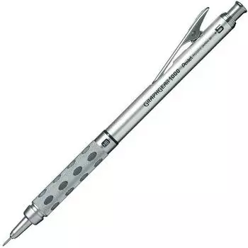Механический карандаш Pentel Graph Gear 1000 5 шт. PG1015 0,5 мм серебряный