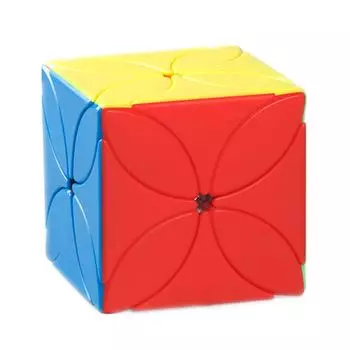 Meilong Четырехлистный клевер Magic Cube Головоломка без наклеек 4-листный куб Скорость Развивающие игрушки для детей Студенты