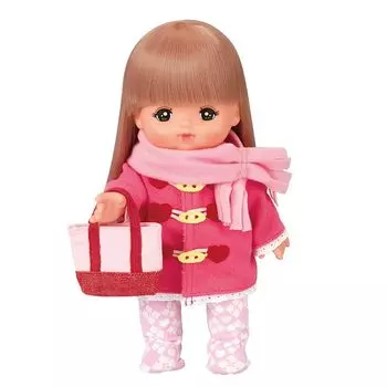 Mel-chan Kisekae set pink duffel coat