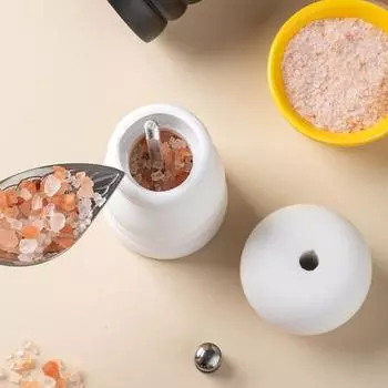 Мельница для перца 12*5*5 см, эластичная гайка в упаковке 4 дюйма белый