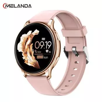 MELANDA 2023 Bluetooth Call Смарт-часы Женские спортивные фитнес-трекеры Умные часы с индивидуальным циферблатом и пульсометром