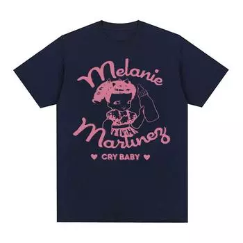Melanie Martinez Portals, милые футболки с героями мультфильмов, мужские и женские эстетичные модные футболки с короткими рукавами, одежда, хлопковая футболка большого размера S чёрный