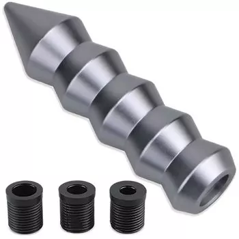 Meliore Universal Alloy Aluminum Shift Knob Lever Adapter with 3 Types Death Grip Type One size
