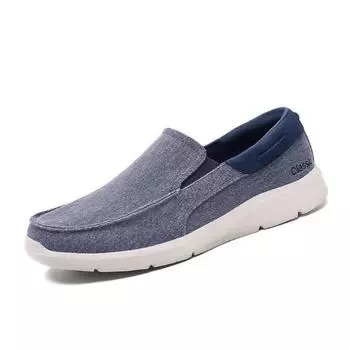 Men Casual Shoes Summer Men s Outdoor Canvas Boat Shoes Driving Shoes Breathable Footwear Lightweight Travel High Quality Flats 39 бежевый