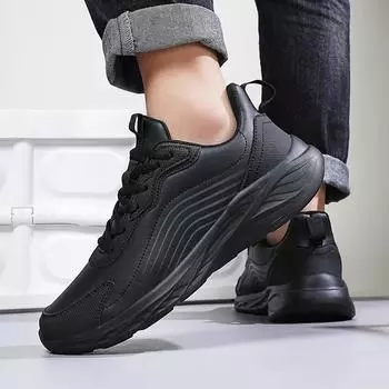Men Casual Sport Shoes Light Sneakers Black 48 Leather Sneakers Vulcanized Shoes Comforthable Spring Sneakers Mens Casual Shoes 39 бежевый