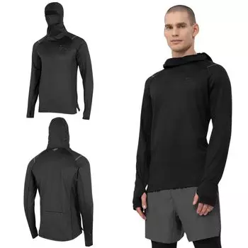 Men s 4F H4Z22 BLMF013 Deep Black Hoodie Xxl