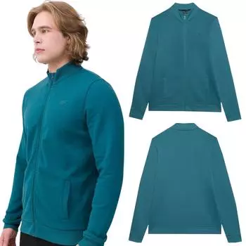 Men s 4F M0949-46S zip-up sports sweatshirt marine green size Xl