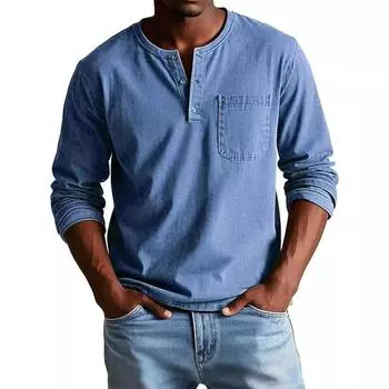 Men s Autumn Winter O-Neck Long Sleeve T-Shirts Slim Fit Breathable Casual Tees Tops Men 3XL чёрный