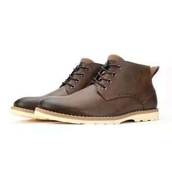 Men s Boots Retro British Versatile Short Boots Casual Daily Men s Boots 40 коричневый
