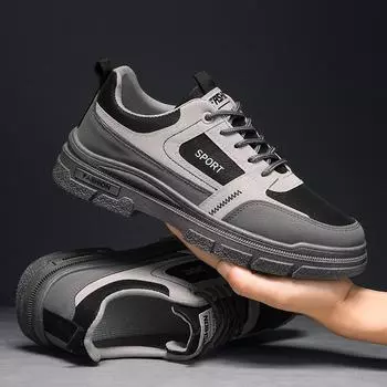 Men s Casual Shoes Spring Anti-slip Wear-resistant Breathable Sneakers Mens Outdoor Low-top Work Shoes Tenis Para Hombre 39