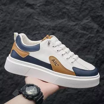 Men s casual sports shoes Low-top foot-fitting one-pedal platform-soled lazy shoes Fashion versatile trendy men s shoes Height-increasing shoes 39