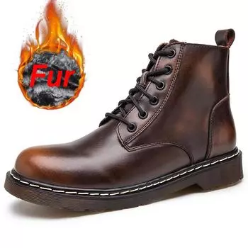 Men s Classic Retro Genuine Leather Chelsea Ankle Boots Fashion Casual British Style Short Boot High-Top Shoes for Men Footwear 38