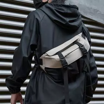 Men s Crossbody Bag, Japanese Casual Chest Bag, Men s Single-shoulder Bag, Travel Sports Messenger Bag, Trendy Men s Bag 8 inches