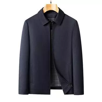 Men s executive jacket spring new middle-aged and elderly dad lapel business casual versatile men s clothing 170