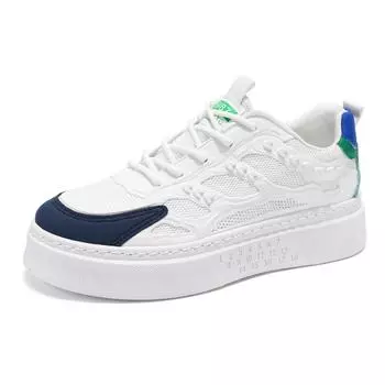 Men s Fashionable Multi-Functional Thick Soled White Sports and Leisure Shoes for Spring Autumn Winter Breathable and Stylish 40 чёрный