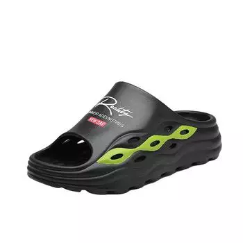 Men s flip-flops Summer 2024 new thick sole EVA non-slip slippers Outdoor beach sandals Home casual bathroom men s shoes 40-41