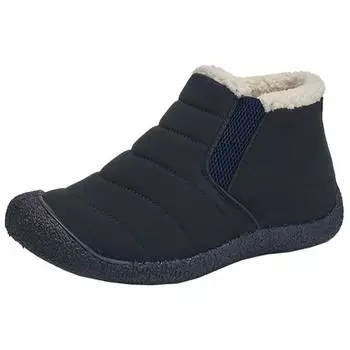 Men s High Top 45-46 Winter Snow Boots, Thick Velvet Lining, Warm and Stylish for Couples 41