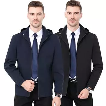 Men s jacket spring and autumn new casual versatile middle-aged jacket windbreaker men s tops assault clothes 170