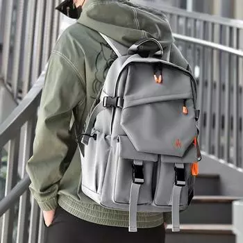 Men s Large-Capacity Custom Computer Backpack for Leisure, Travel, and Outdoor Sports