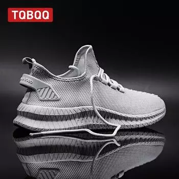 Men s Lightweight Running Shoes Breathable Outdoor Jogging Training Hiking Sports Shoes Women Weave Knit Lace Up Sneakers 39 белый